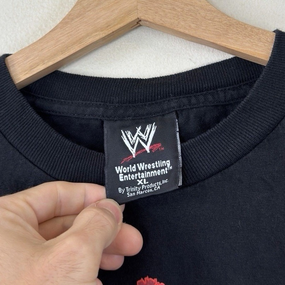 Vintage WWE Chris Benoit 4 Real Graphic Wrestling Black Tee Shirt - XL - Picture 5 of 6